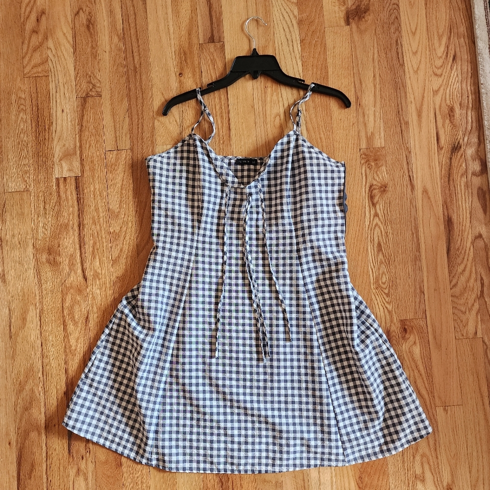 Womens Cotton On Gingham Dress - L
